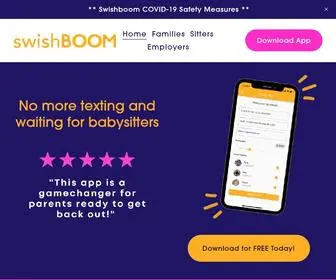 Swishboom.com(Scheduling your sitters faster) Screenshot