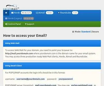 Swishmail.net(Swishmail.com :: Welcome) Screenshot