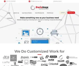 Swismax.com(Website Design Development and SEO Company) Screenshot