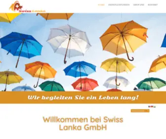 Swiss-Lanka.ch(Swiss Lanka GmbH) Screenshot