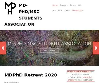 Swiss-MDPHD.ch(MDPhD Retreat 2020) Screenshot