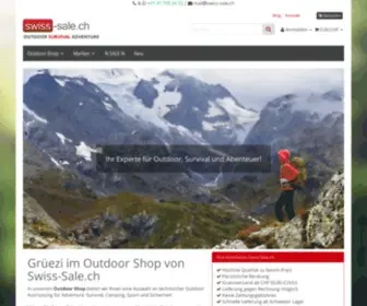 Swiss-Sale.ch(Outdoor Shop) Screenshot