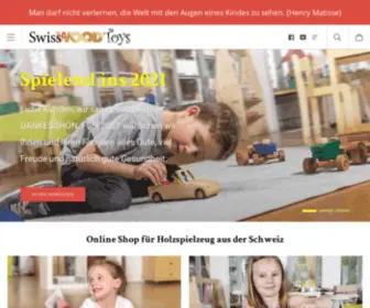 Swiss-Wood-Toys.ch(Online Shop für Kinderspielzeug aus der Schweiz) Screenshot