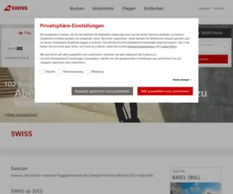 Swissair.com(Buchen Sie jetzt unsere günstigen Angebote. Günstige Flüge mit SWISS) Screenshot