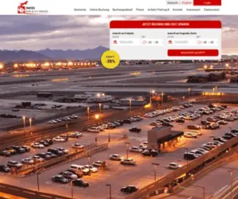 Swissairportparking.ch(Flughafen Zürich Parking) Screenshot