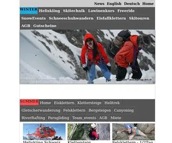 Swissalpineguides.ch(Swiss Alpine Guides) Screenshot