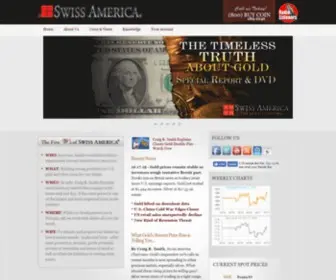 Swissamerica.com(BuyGold.com Swiss America) Screenshot