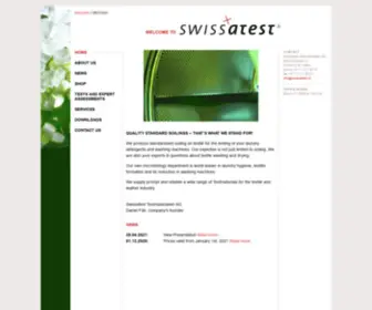 Swissatest.ch(Swissatest Testmaterialien AG) Screenshot