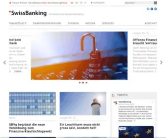 Swissbanking.org(Die Schweizerische Bankiervereinigung (SBVg)) Screenshot