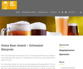 Swissbeeraward.ch(Der Schweizer Bierpreis) Screenshot