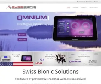 Swissbionic.com(Swiss Bionic Solutions) Screenshot