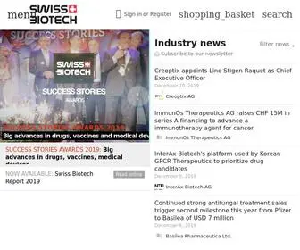 Swissbiotech.org(Industry news) Screenshot