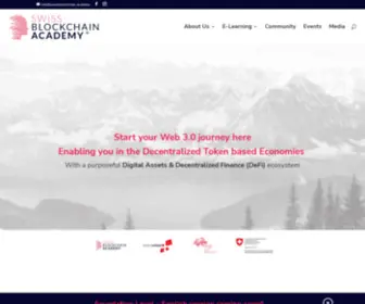 Swissblockchain.academy(Swiss Blockchain Academy) Screenshot