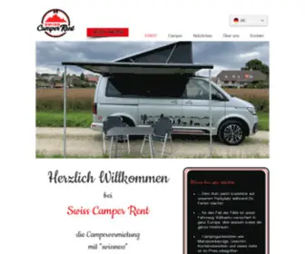 Swisscamperrent.ch(Mieten Camper Schweiz) Screenshot