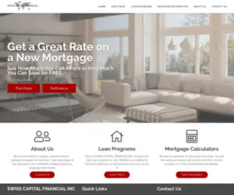 Swisscapfinancial.com(Finding the right mortgage) Screenshot