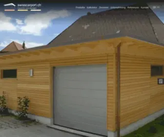 Swisscarport.ch(Carports und Garagen) Screenshot