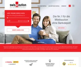Swisscaution.ch(Mietkaution) Screenshot