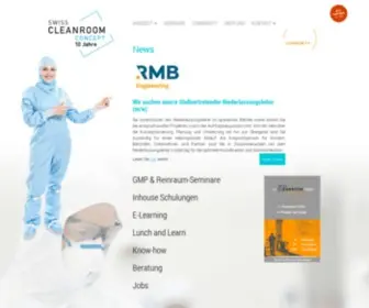 Swisscleanroomconcept.ch(Reinraum Portal) Screenshot