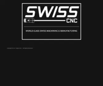 Swisscnc.us(Swiss CNC) Screenshot