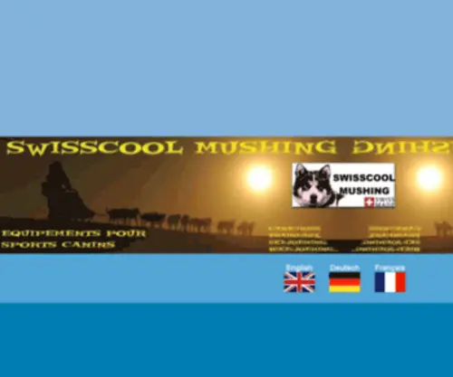 Swisscool-Mushing.com(Swisscool Mushing) Screenshot
