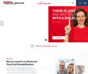 Swissdentalservices.com(Experts in Dental Implants) Screenshot