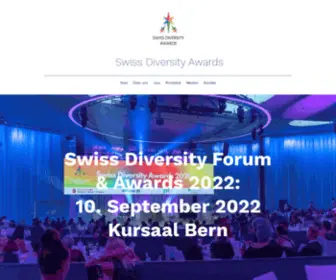 Swissdiversityawards.ch(Swiss Diversity Awards) Screenshot