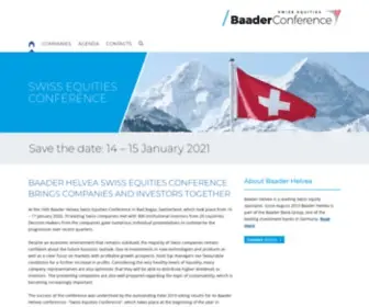 Swissequitiesconference.com(Swiss Equities Conference) Screenshot