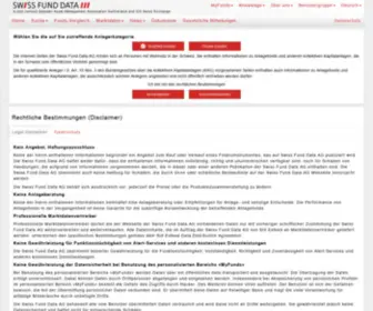 Swissfunddata.ch(Swissfunddata) Screenshot