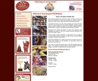 Swissgourmet.com.au(Swiss Gourmet Deli Online Brisbane & West End Catering) Screenshot