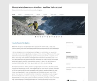 Swissguides.com(Mountain Adventures Guides) Screenshot