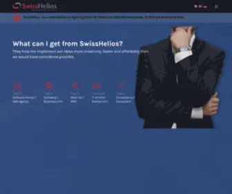 Swisshelios.com(IT Support Services) Screenshot