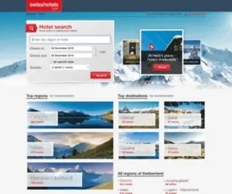 Swisshotels.com(So different like our guests) Screenshot