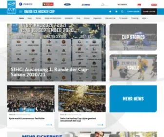 Swissicehockeycup.ch(Swiss Ice Hockey Cup) Screenshot