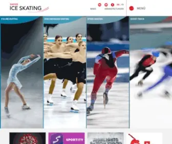 Swissiceskating.ch(SWISS ICE SKATING) Screenshot