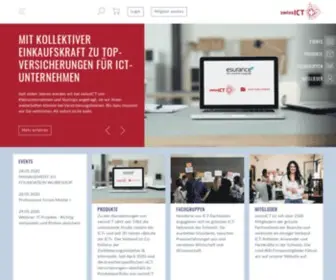 Swissict.ch(SwissICT Webseite) Screenshot