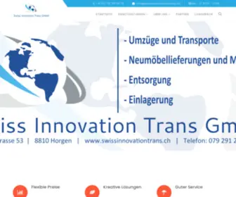 Swissinnovationtrans.ch(Charity Nonprofit Helping Hands) Screenshot