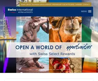 Swissinternationalhotels.com(Swiss International Hotels and Resorts) Screenshot