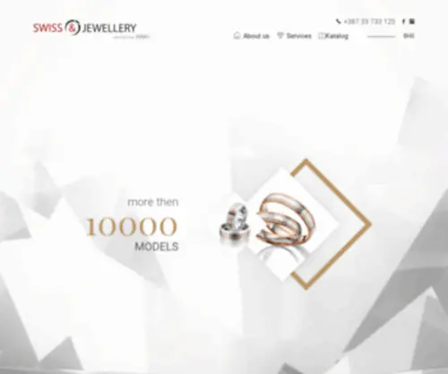 Swissjewellery.ba(Početna) Screenshot