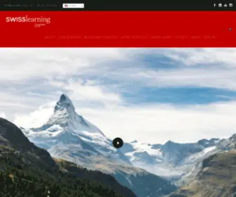 Swisslearning.com(Swisslearning Boarding schools & hotel schools in Switzerland) Screenshot