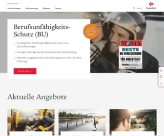 Swisslife.de(Versicherer mit Schweizer Werten seit 1866 in Deutschland) Screenshot