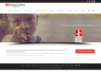 Swisslimbs.org(Artificial limbs) Screenshot