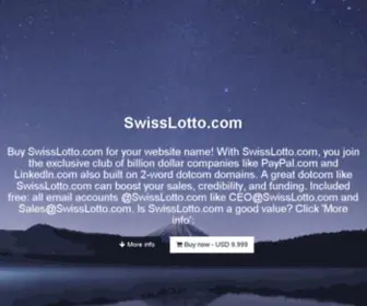 Swisslotto.com(See related links to what you are looking for) Screenshot