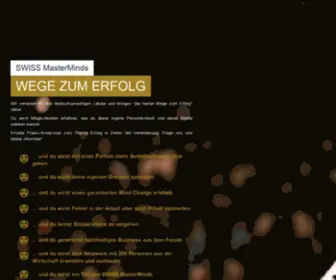 Swissmasterminds.ch(Swiss Master Minds) Screenshot