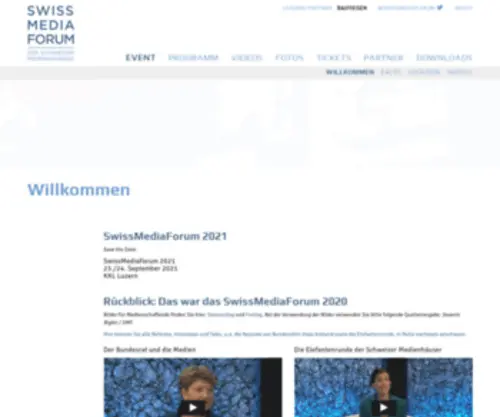 Swissmediaforum.ch(SwissMediaForum) Screenshot