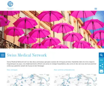 Swissmedical.net(Swiss Medical Network) Screenshot