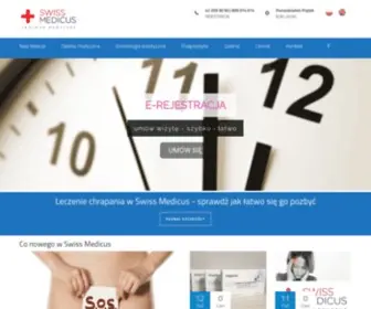 Swissmedicus.pl(Swiss Medicus to centrum medyczne z szerokim zakresem usług) Screenshot