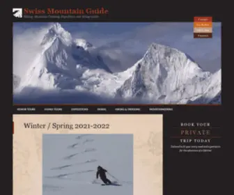 Swissmountainguide.com(Swiss Mountain Guide) Screenshot