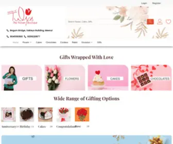 Swissntulips.com(Meerut Florist) Screenshot