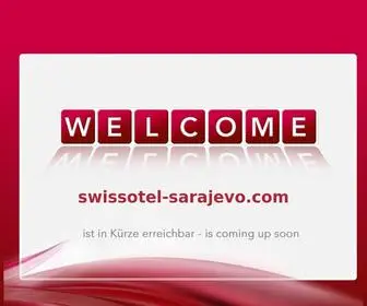 Swissotel-Sarajevo.com(Swissotel Sarajevo) Screenshot