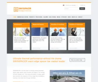 Swisspacer.com(Warm Edge) Screenshot